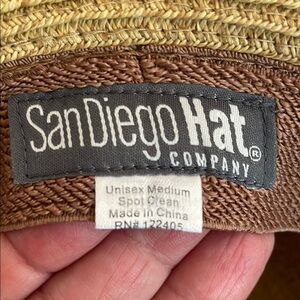 San Diego Hat Company Brown and Tan Hat